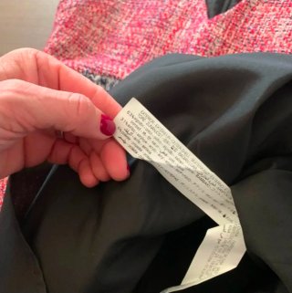 Zara-vestido chanelero- talla L