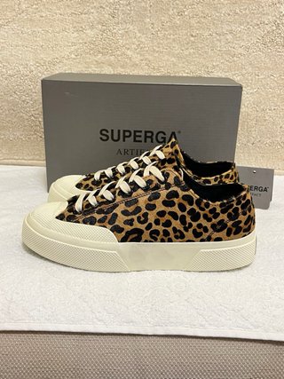 Superga Scarpe Donna Tg 38 Stampa Leopardo