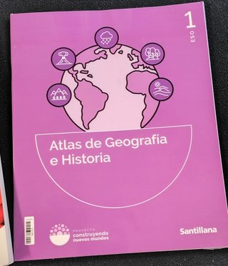Vendemos libro ATLAS DE GEOGRAFIA E HISTORIA
