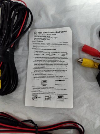 Cámara visión trasera con LEDs