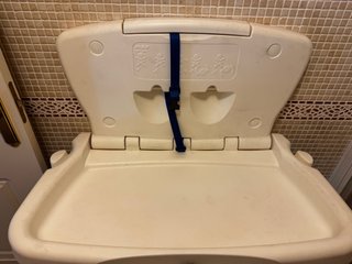 Cambiador de pañales de pared