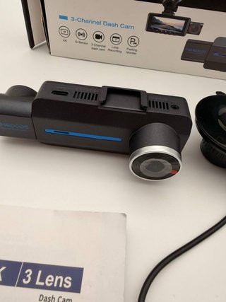 FAMGOODS Dash Cam 3 Canales 4K