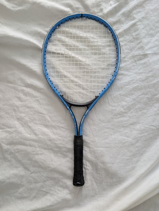 Raqueta de tenis infantil azul
