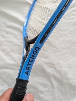 Raqueta de tenis infantil azul