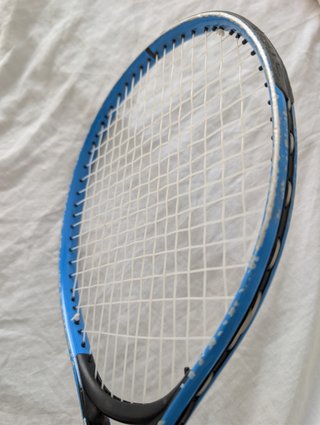 Raqueta de tenis infantil azul