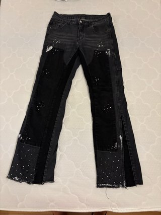 Jeans Flared Neri e Grigi