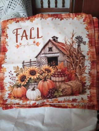4 Fundas Cojín Otoño/Halloween Multicolor