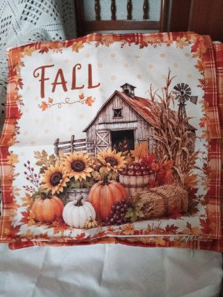 4 Fundas Cojín Otoño/Halloween Multicolor