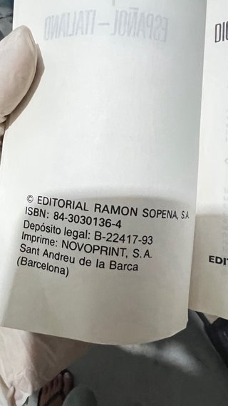 Diccionario Italiano Español