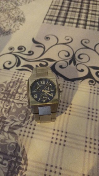 Reloj Breil Cronógrafo Azul y Plateado