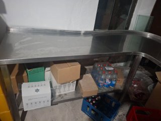 Mesa de acero inoxidable Horno  Mueble acero inoxi
