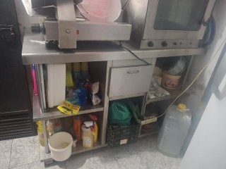 Mesa de acero inoxidable Horno  Mueble acero inoxi