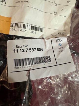 Kit Juntas y Tornillos Tapa Balancines ORIGEN BMW