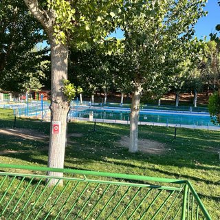 Parcela en el Camping de Daganzo de Arriaba