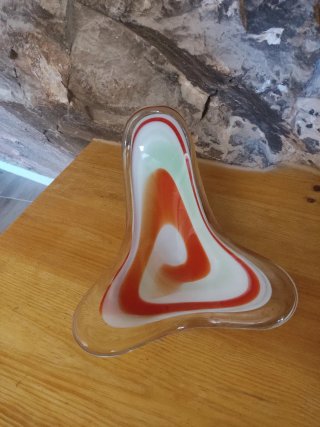 Centrotavola in vetro Murano multicolore