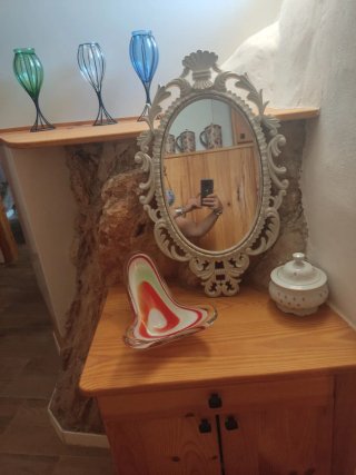 Centrotavola in vetro Murano multicolore