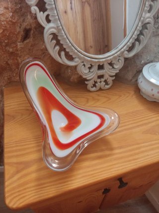 Centrotavola in vetro Murano multicolore