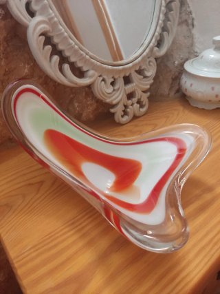 Centrotavola in vetro Murano multicolore