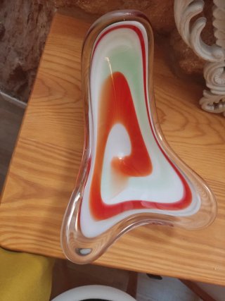 Centrotavola in vetro Murano multicolore