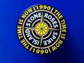 Stone Roses Spike Island 1990 Pin