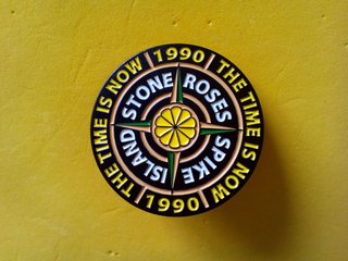 Stone Roses Spike Island 1990 Pin