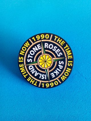 Stone Roses Spike Island 1990 Pin