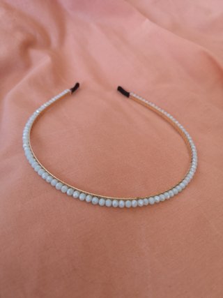 Diadema con pietre turchese da donna, taglia unica