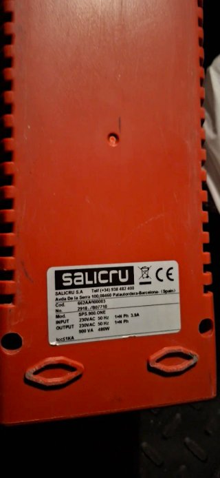 Salicru SPS ONE SAI Naranja. Es del2026