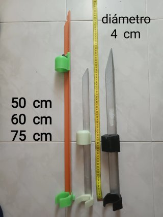 Soportes de cañas de pescar (3 unidades)