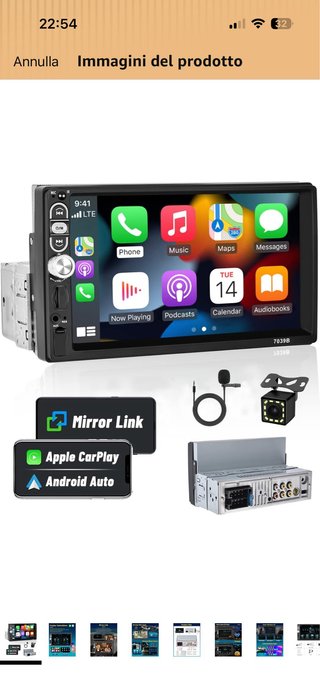 Autoradio schermo smart nuovo