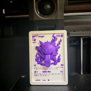 Tarjeta Pokémon Gengar 3D