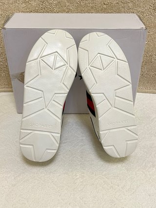 Scarpe Shop Art bianche e oro Tg 36