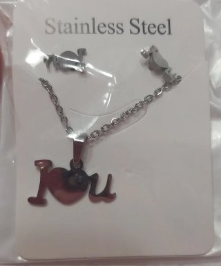 Lote de joyería de acero inoxidable