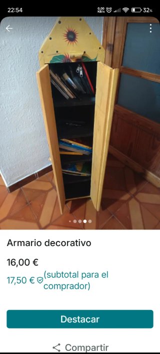 Armario decorativo guarda CD