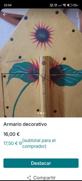 Armario decorativo guarda CD