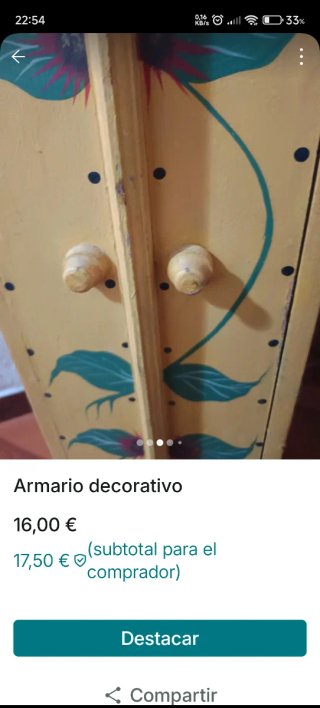 Armario decorativo guarda CD