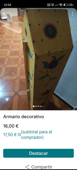 Armario decorativo guarda CD