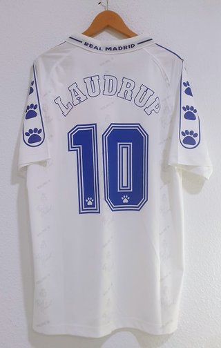 Maglietta Laudrup 10 Taglia L Calcio Retro Vintage