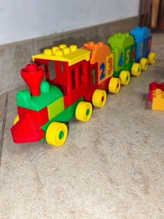 Treno Lego Duplo con numeri 1-10