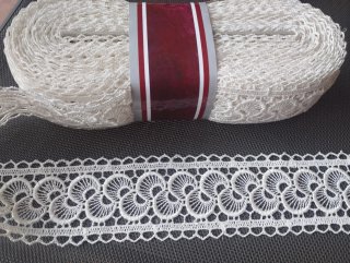 Entredós guipur blanco