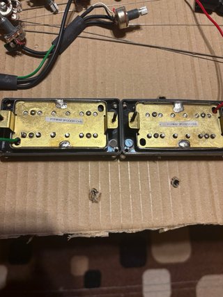 Pastillas Ibanez Classic Elite Mástil y Puente