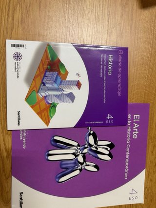 Libro de historia para 4ESO+libros complementarios