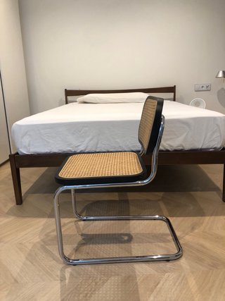 Silla Sklum Tento madera Ratán y Metal