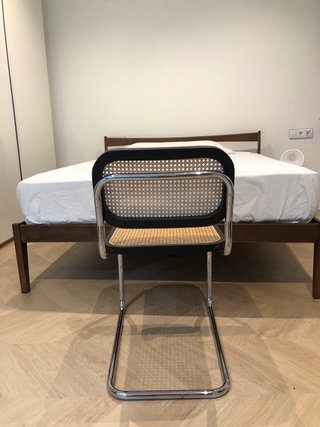 Silla Sklum Tento madera Ratán y Metal