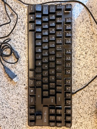 Teclado Gaming THE G-LAB Negro