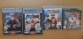 Lote 4 Giochi WWE Smackdown vs Raw PS2 e PS3