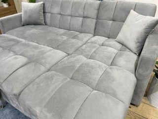 Sofá Cama Gris con Arcón Matrimonial