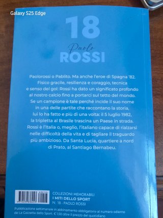 Libro su Paolo Rossi