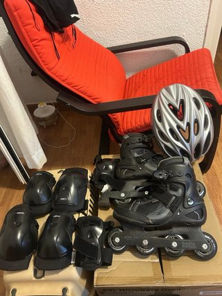 Pattini Oxelo Taglia 39 + Protezioni