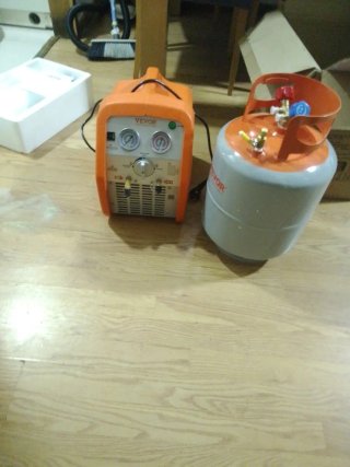 Equipo Recuperación Gases VEVOR con Botella